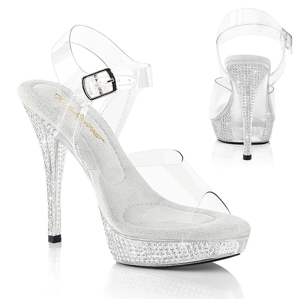 Fabulicious - ATHENA508 Ankle strap sandal - White Product image